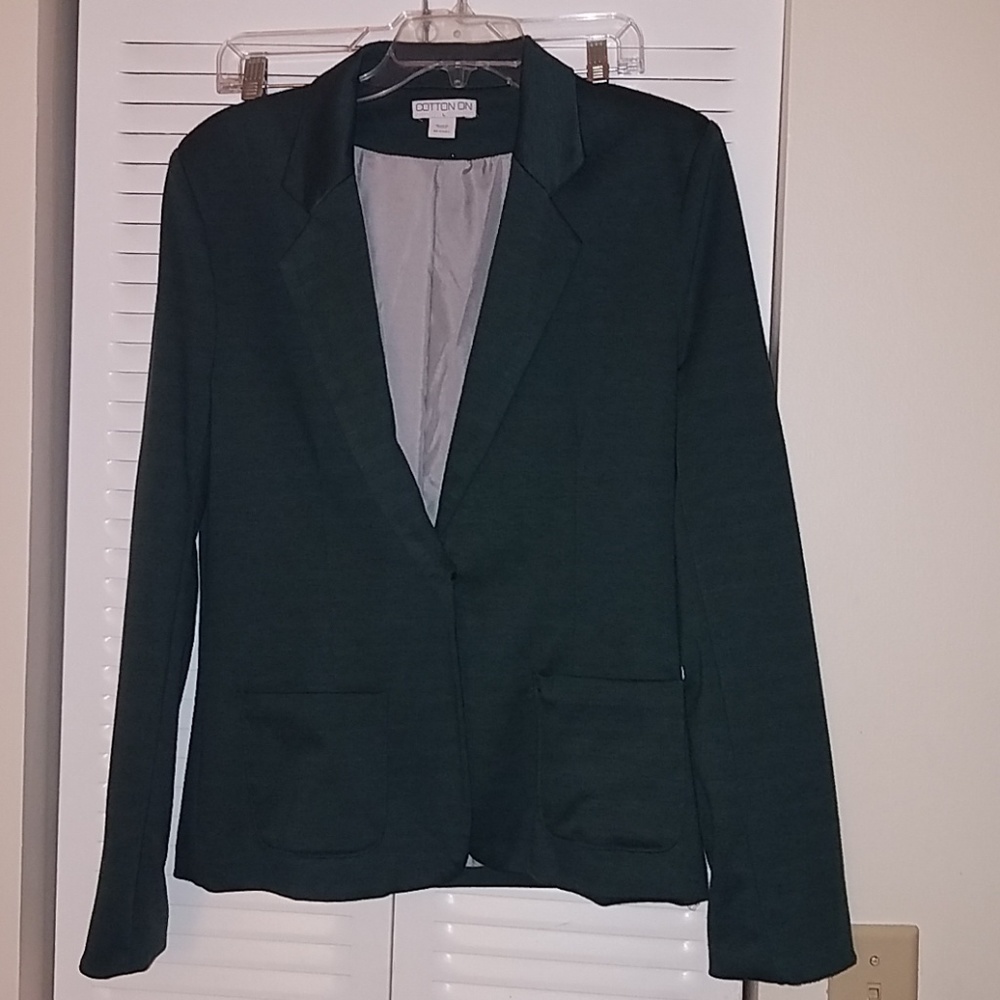 Dark Forest Green Blazer